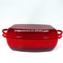 Rectangle Enamel Roasting Pan Set With Cover